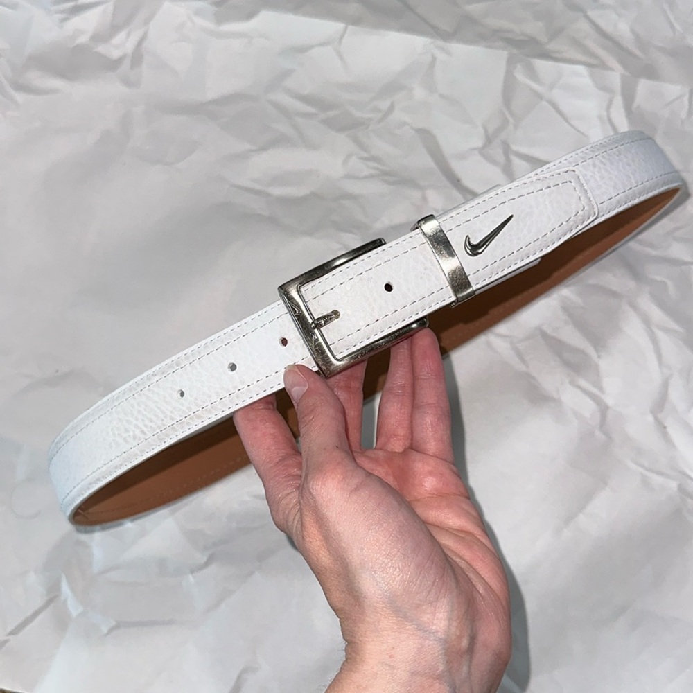 Nike Golf white belt